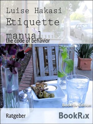 cover image of Etiquette manual